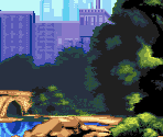 Showdown in the Park Stage - X-Men vs. Street Fighter (Bootleg)