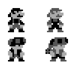 Mario, Luigi, Toad, and Toadette (Super Mario Land style) - Mario Customs