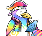 #0266 - Rainbow Pirate Penguin - One Piece: Treasure Cruise