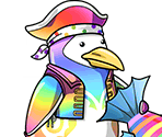 #0266 - Rainbow Pirate Penguin - One Piece: Treasure Cruise