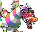 #0267 - Rainbow Striped Dragon - One Piece: Treasure Cruise