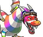 #0267 - Rainbow Striped Dragon - One Piece: Treasure Cruise