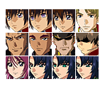 Character Icons - SD Gundam G Generation World