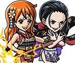 #3940 - Nami & Robin - Elegant Flowers Blooming on the Battlefield - One Piece: Treasure Cruise