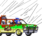 Tour Car (Sonic Genesis-Style) - Jurassic Park Customs