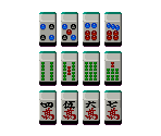 Mahjong Tiles - Jyanshin Densetsu: Quest of Jongmaster