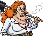 #1520 - Curly Dadan - Dadan Family Boss - One Piece: Treasure Cruise