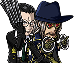 #2866 - Kuro & Django - Captains of the Black Cat Pirates - One Piece: Treasure Cruise