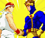 Title Screen - X-Men vs Street Fighter (Bootleg)