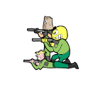 Baghead, Emoticon and Albino - Obama: Presidential Escape
