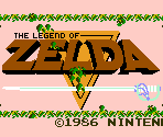 Title Screen - The Legend of Zelda