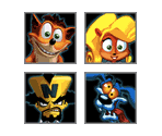 Character Icons - Crash Bandicoot Nitro Kart 3D