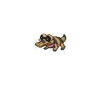#0551 Sandile - Pokémon Black / White