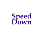 Speed Down Text - FNaF World