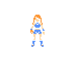 Samus (Suitless Fusion, NES-Style) - Metroid Customs