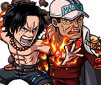 #3253 - Ace VS Akainu - Clashing Explosion - One Piece: Treasure Cruise