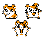 Greatchu, Pookie, Smidge - Hamtaro: Ham-Hams Unite