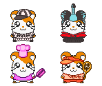 Dress Up - Hamtaro: Ham-Hams Unite