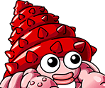 #0089 - Red Hermit Crab - One Piece: Treasure Cruise