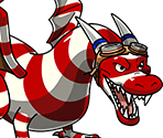 #0100 - Red Striped Dragon - One Piece: Treasure Cruise