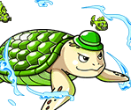#0107 - Green Treasure Turtle - One Piece: Treasure Cruise