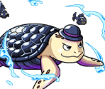 #0109 - Black Treasure Turtle - One Piece: Treasure Cruise