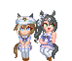 Cheval Grand & Satono Crown - Umamusume: Pretty Derby - Party Dash