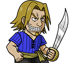 #0127 - Slasher Group Cabin Boy - Blue Pirates - One Piece: Treasure Cruise
