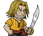 #0129 - Slasher Group Cabin Boy - Yellow Pirates - One Piece: Treasure Cruise