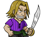 #0130 - Slasher Group Cabin Boy - Black Pirates - One Piece: Treasure Cruise