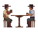 Seated People - Blood Knot