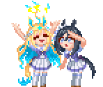 Neo Universe & Eishin Flash - Umamusume: Pretty Derby - Party Dash