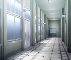School Classroom Hallway - Persona 3 Portable (Remaster)