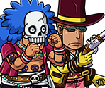 #3834 - Skull & Mihal - One Piece: Treasure Cruise