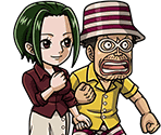 #3844 - Makino & Woop Slap - One Piece: Treasure Cruise