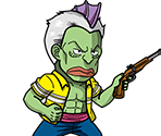 #0178 - Pistol Fishman - Arlong crewmember - One Piece: Treasure Cruise