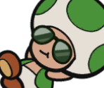 Toad (Earth Vellumental curator) - Paper Mario: The Origami King