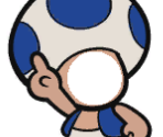 Faceless Toad (Blue)