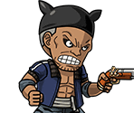 #0168 - Pistol Punk - Black Cat Pirates - One Piece: Treasure Cruise