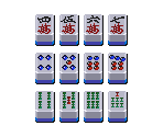 Blue Mahjong Tiles - Minnasan no Okagesama Desu