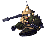 Zaku Cannon - SD Gundam G Generation World