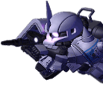 Zaku II High Mobility Space Type Shin Matsunaga Custom - SD Gundam G Generation World