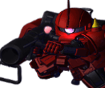 Zaku II High Mobility Space Type Jhonny Ridden Custom - SD Gundam G Generation World