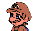 MSX1 Error Screen - Super Mario World (Homebrew)