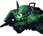 Zaku II High Mobilty Commander Type - SD Gundam G Generation Overworld
