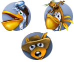 Dialogue Portraits - Kao the Kangaroo: Mystery of the Volcano