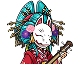 #2869 - Komurasaki - Oiran with the Kitsune Mask - One Piece: Treasure Cruise