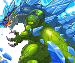 #258 (Blue Wood Fafnir) - Puzzle & Dragons Z