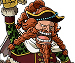 #1018 - Brownbeard - Alligator Centaur - One Piece: Treasure Cruise