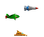 Thunderbirds 1, 2 & 4 - Gerry Anderson's Thunderbirds - Kokusai Kyuujotai Shutsudou Seyo!!